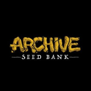 Archive Seed Bank logo in bold, yellow lettering on a black background.