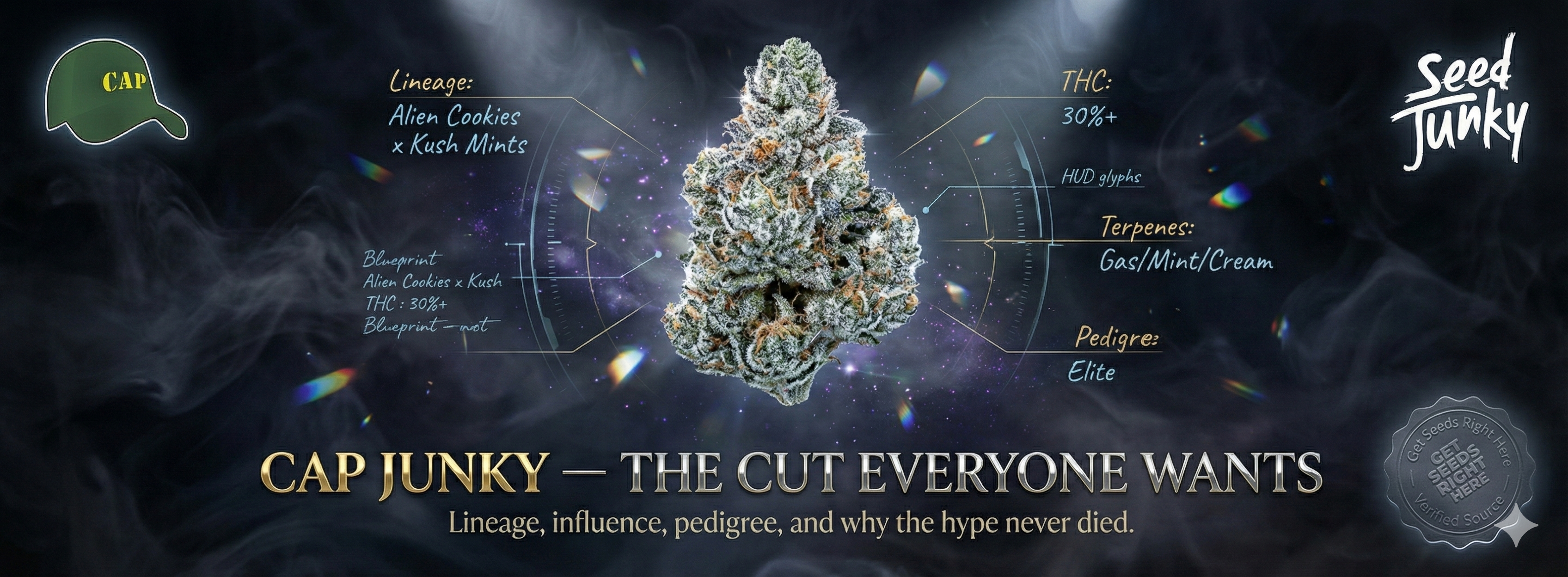 Cap Junky Cannabis Strain Art